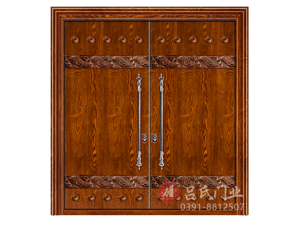 名稱:威震中華-型號:鋼板大門