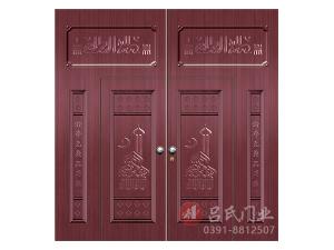 名稱：民族門-型號(hào)：鋼板大門