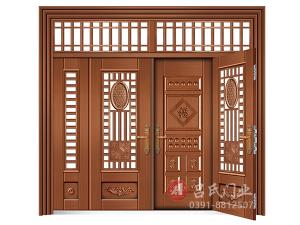 名稱：秋色宜人復(fù)合門-型號(hào)：精品花