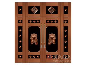 名稱：瑞祥福滿拼接門-型號：鋼板大門