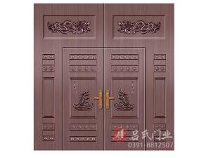 名稱：一帆風順-型號：鋼板大門